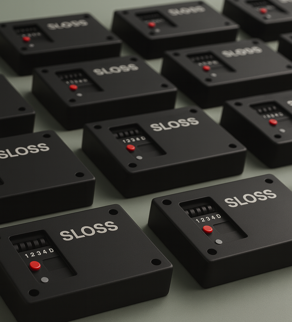 SLOSS device mounted on a wall